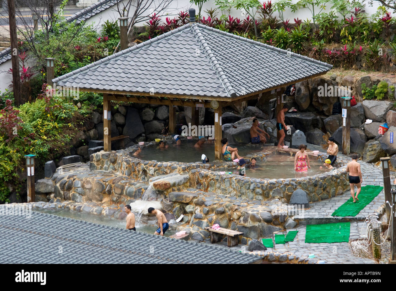 Millennium Hot Springs bagni pubblici Beitou Valle Thermal Taipei Taiwan Foto Stock