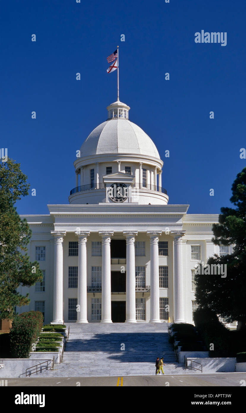 Campidoglio di Montgomery in Alabama USA Foto Stock