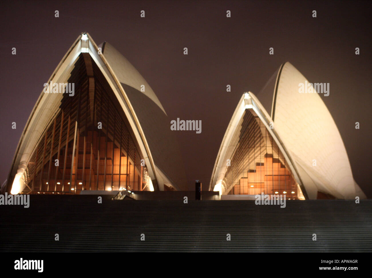 Sydney Opera House - Guillaume at Bennelong Ristorante [Bennelong Point, il Porto di Sydney, Sydney, NSW, Australia, Oceania]. . Foto Stock