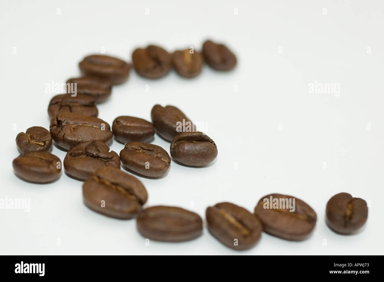 Un simbolo euro realizzato con java bean Foto Stock