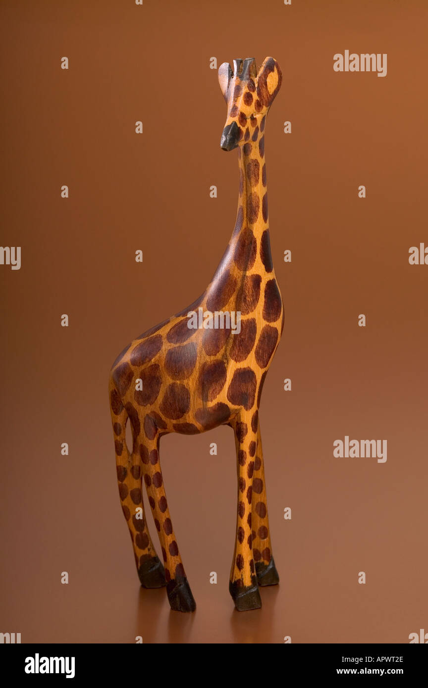 Arte Giraffe Foto Stock