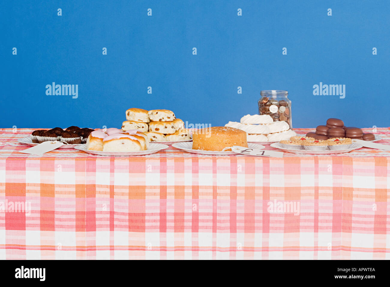 Stallo di torta Foto Stock