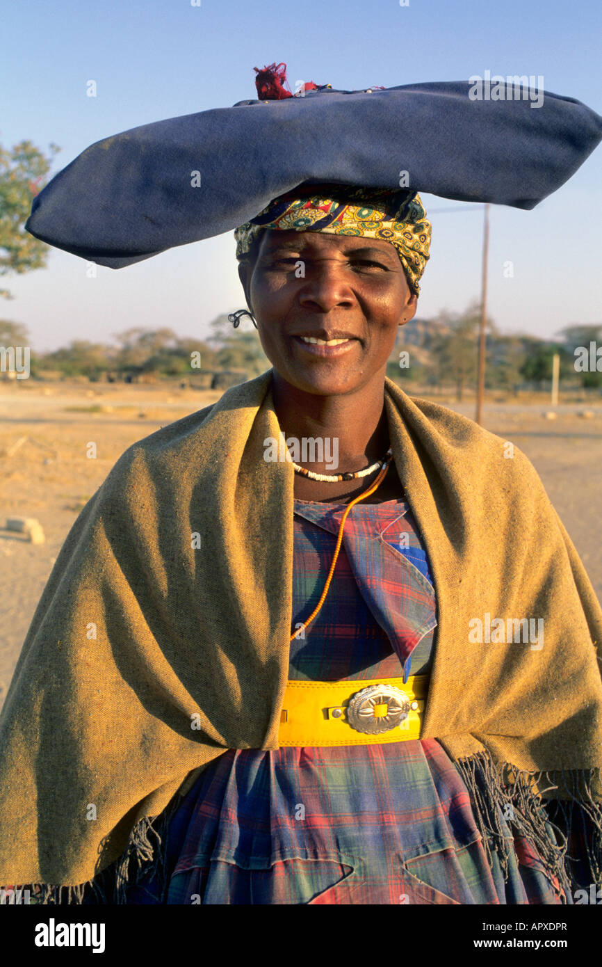 Close-up di un Herero donna Foto Stock