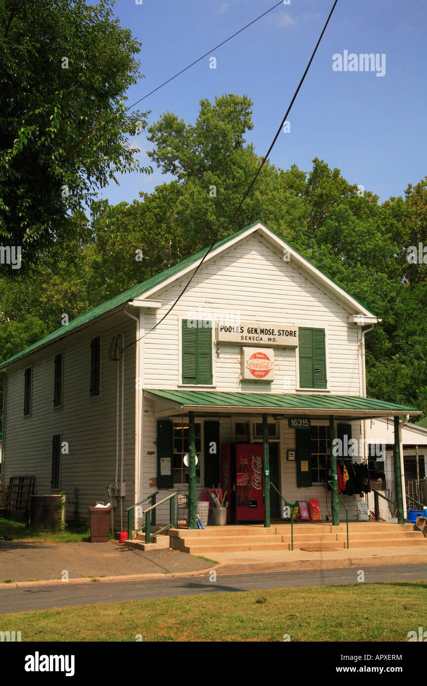 Pooles storico Archivio Generale, Seneca, Maryland, Stati Uniti d'America Foto Stock