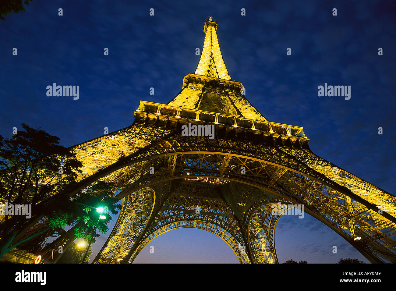 Torre Eiffel, Parigi Francia Foto Stock
