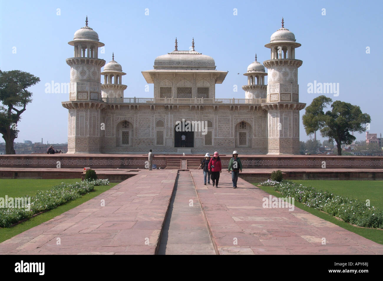 Itimad-ud-Dolah di tombe, di Agra Foto Stock