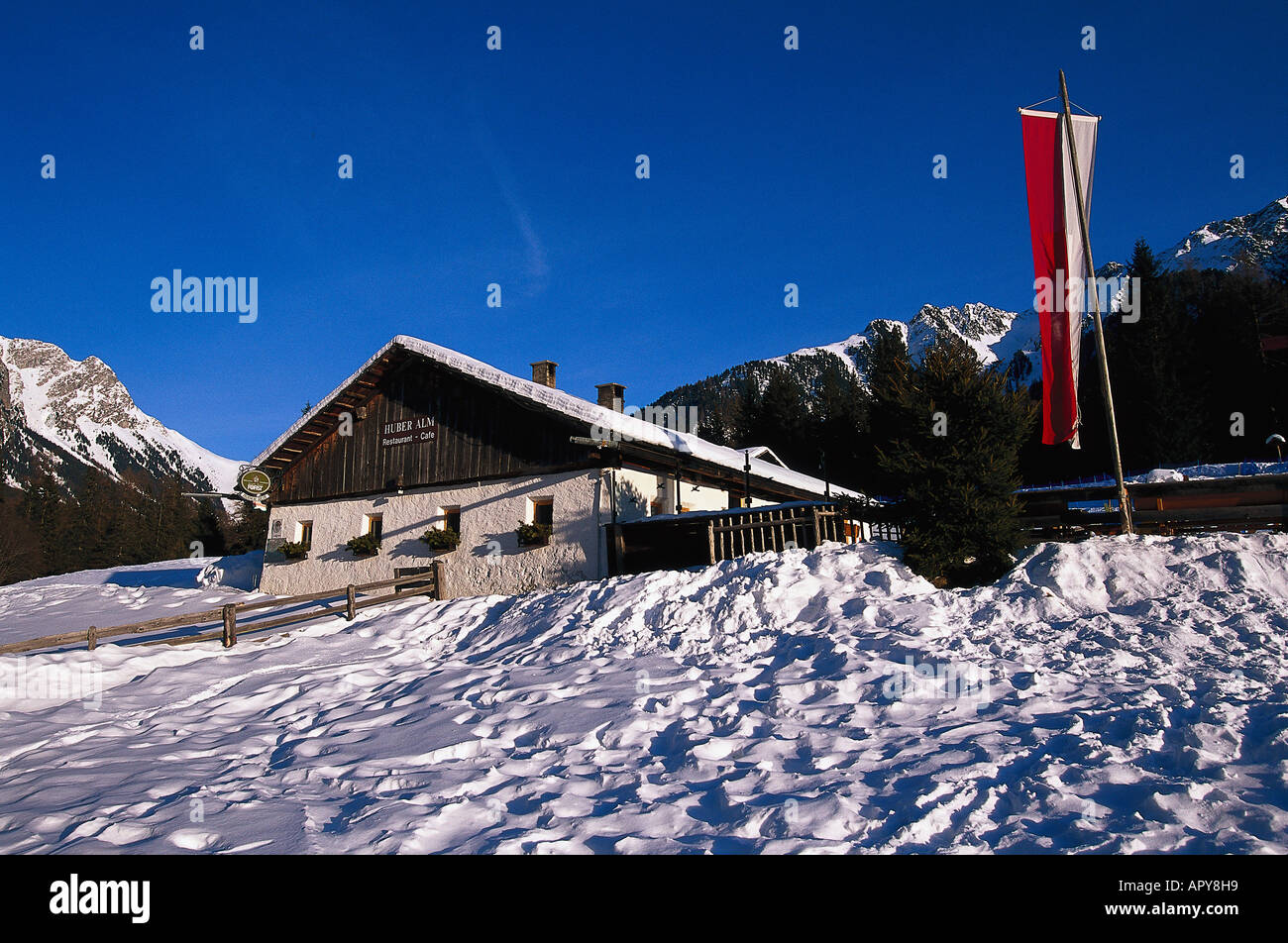 Huberalm, Anterselva Val Pusteria Alto Adige, Italia Foto Stock