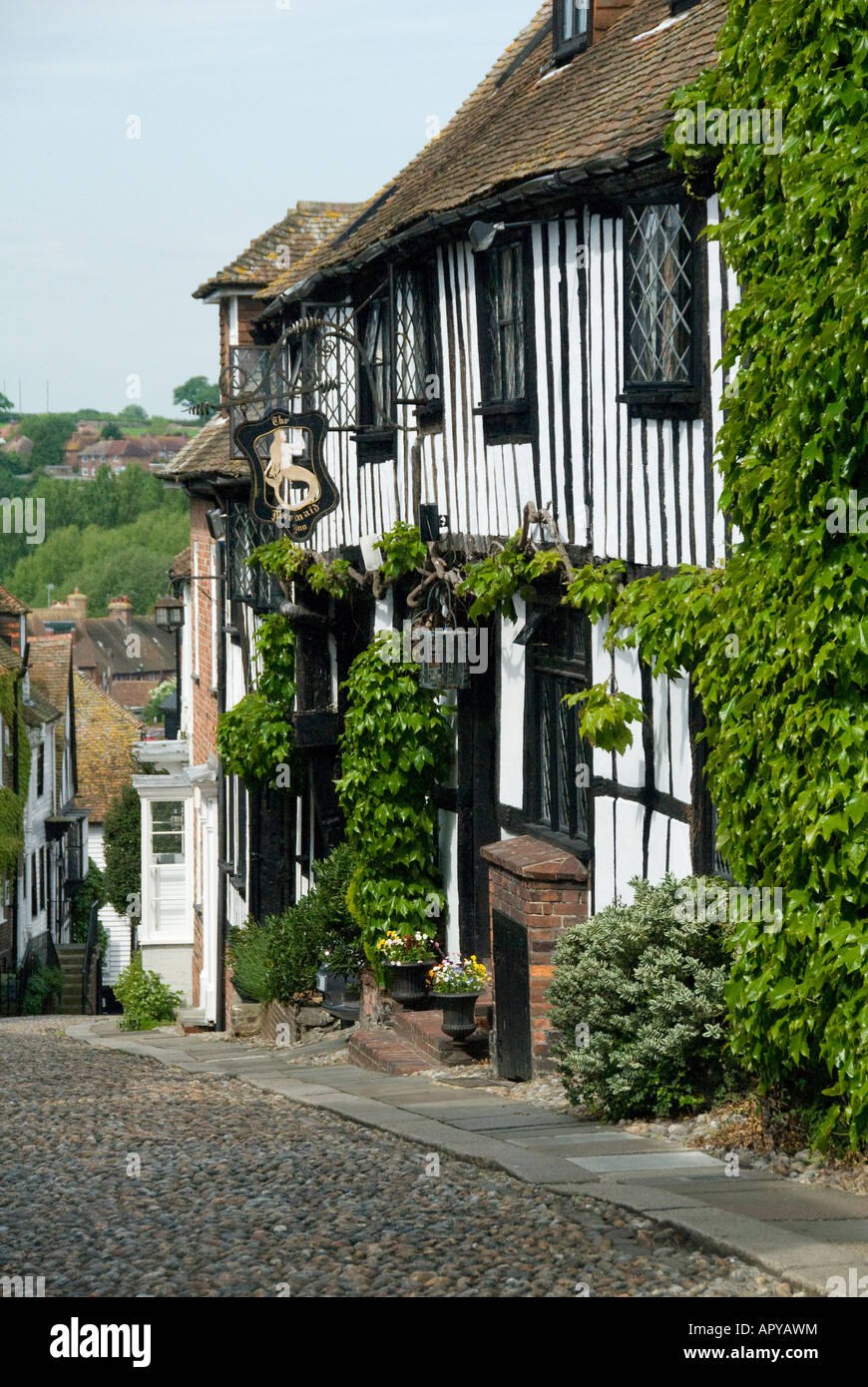 Mermaid Street, segala, East Sussex Foto Stock