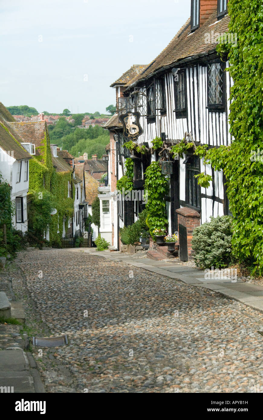 Mermaid Street, segala, East Sussex Foto Stock
