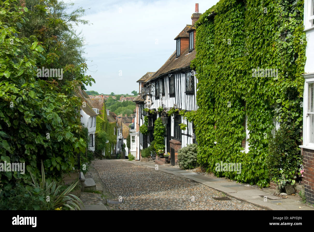 Mermaid Street, segala, East Sussex Foto Stock