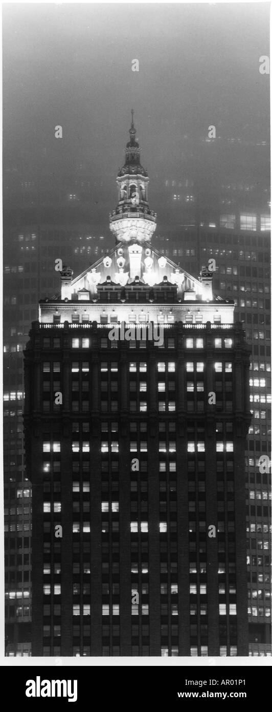 Highrise Building, New York America, STATI UNITI D'AMERICA Foto Stock