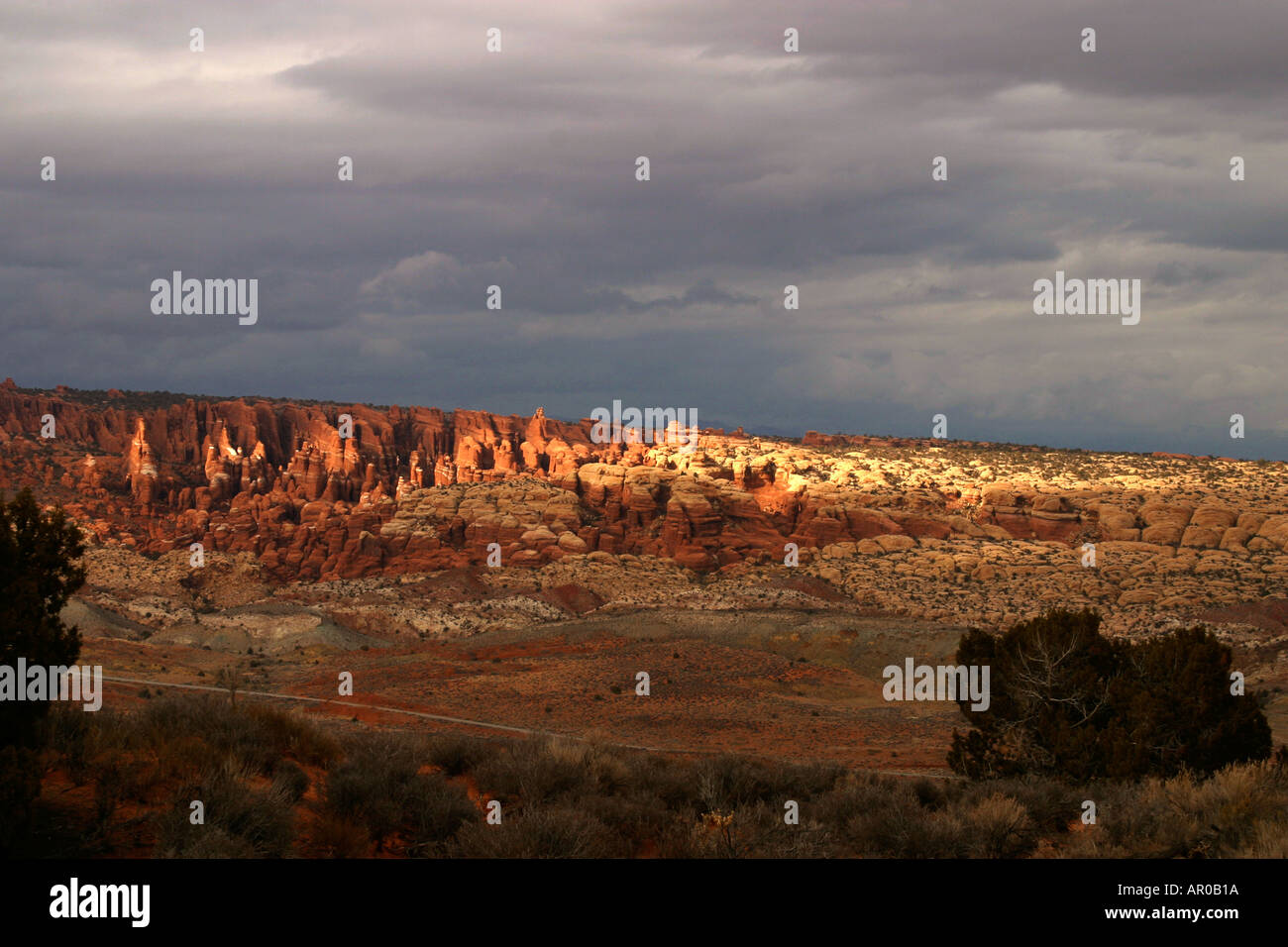 Gli archi del Parco Nazionale Foto Stock