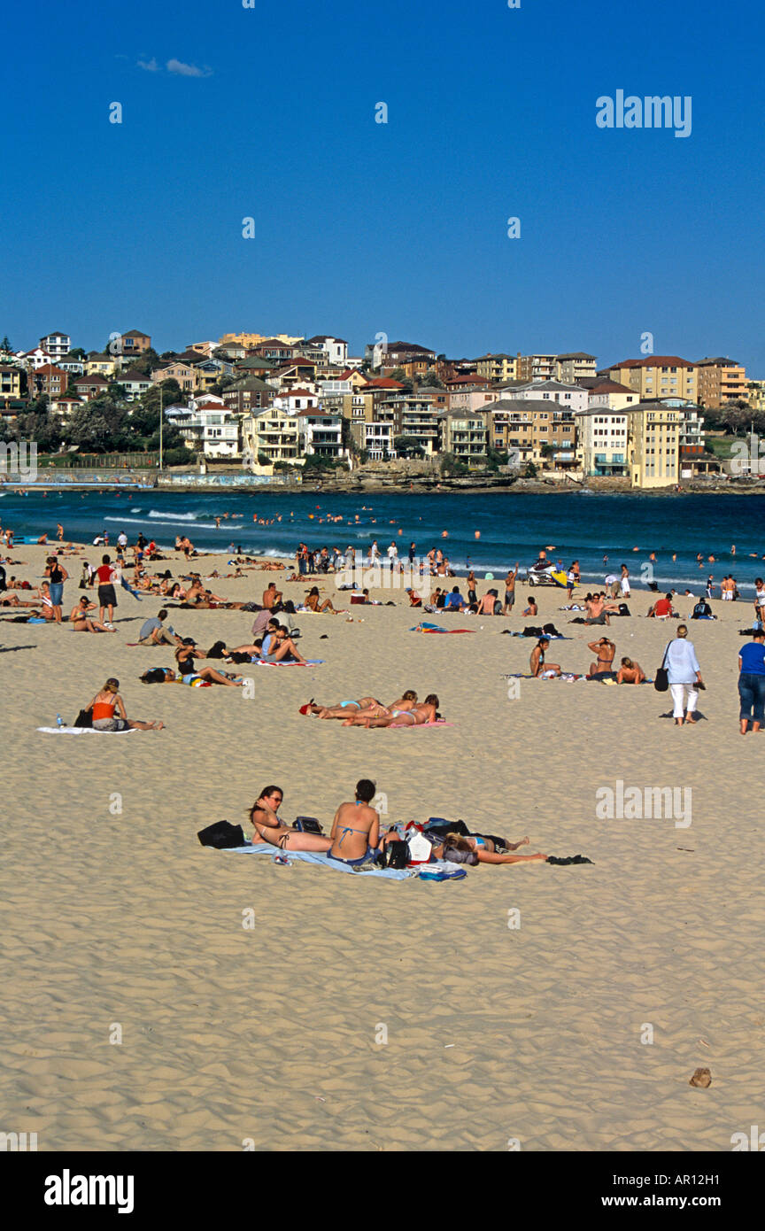 La spiaggia di Bondi, Sydney, Nuovo Galles del Sud, Australia Foto Stock