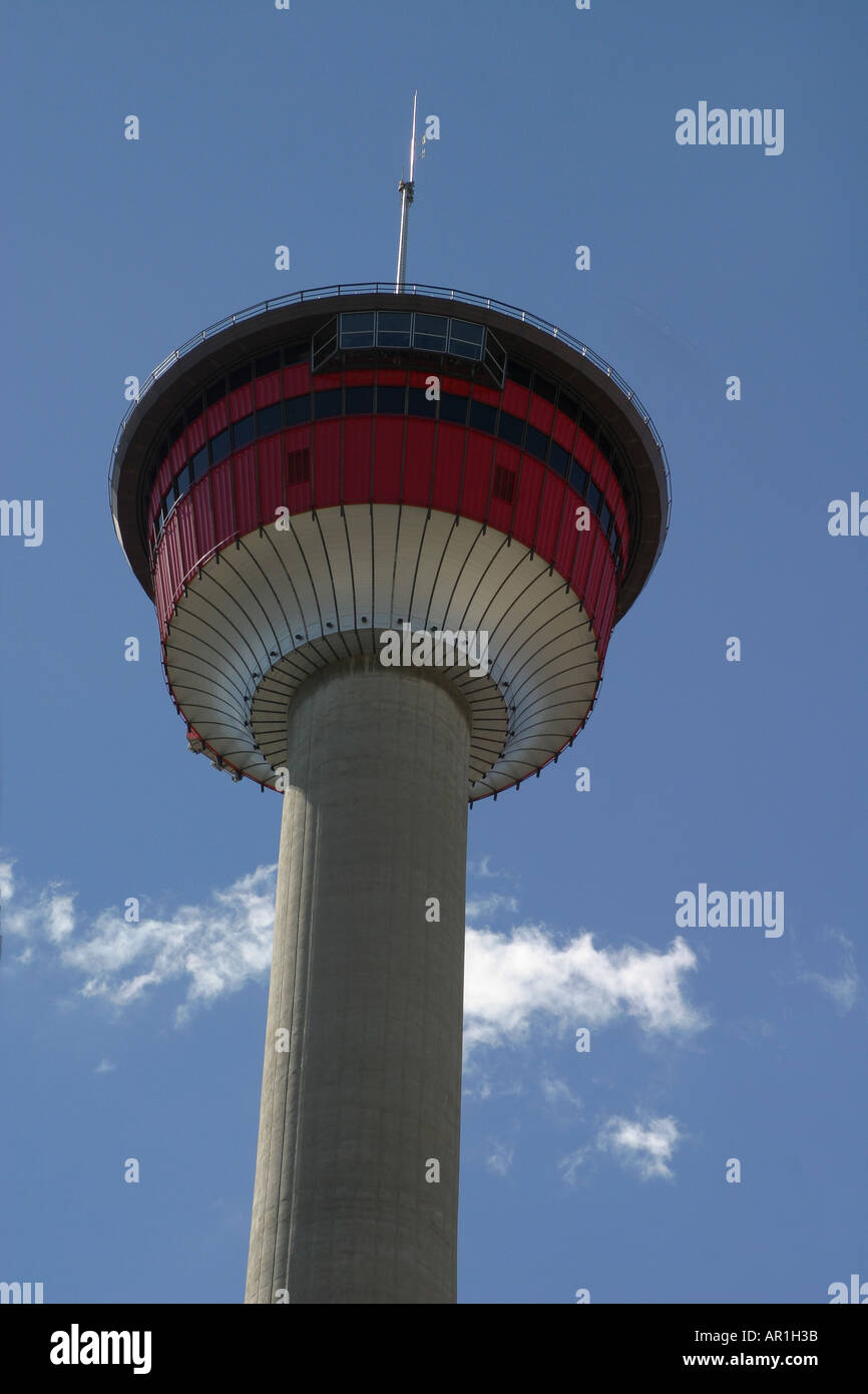 Architettura;Calgary Tower; ristorante girevole ,Calgary, Alberta, Canada, America del Nord. Foto Stock