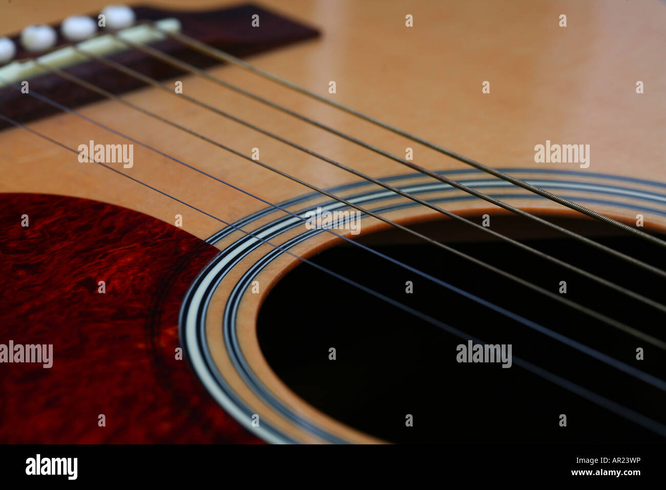 Una chitarra Foto Stock