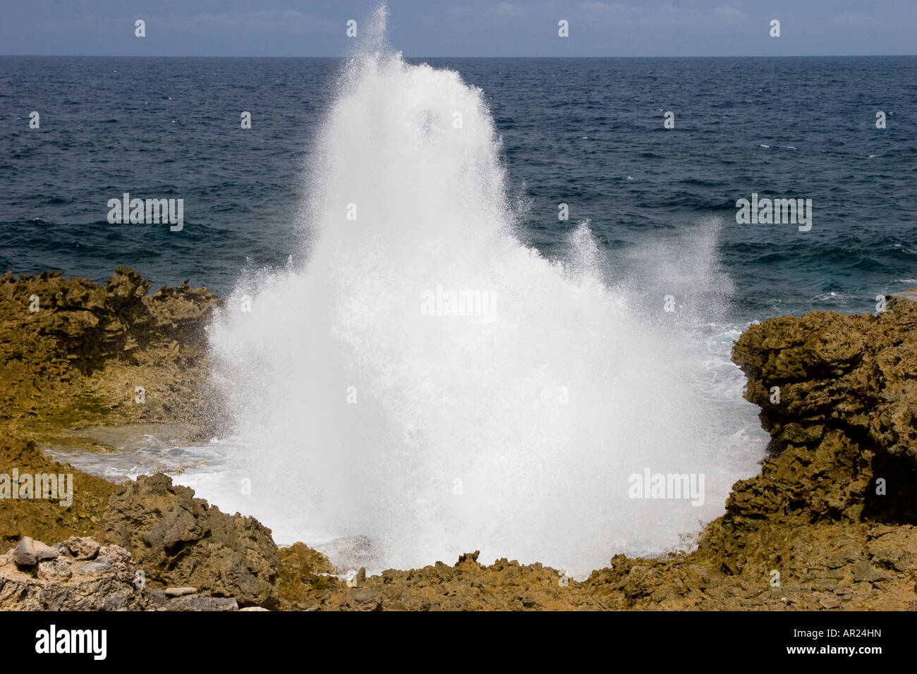 Boka pistola di Shete Boka Parco Nazionale di Curacao Foto Stock