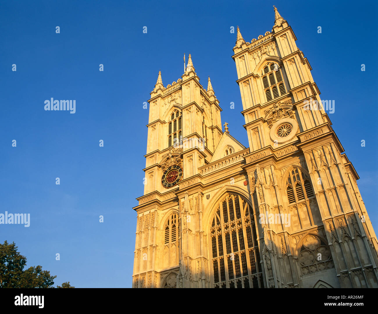 Abbazia di Westminster Parliament Square Londra Regno Unito Europa Foto Stock