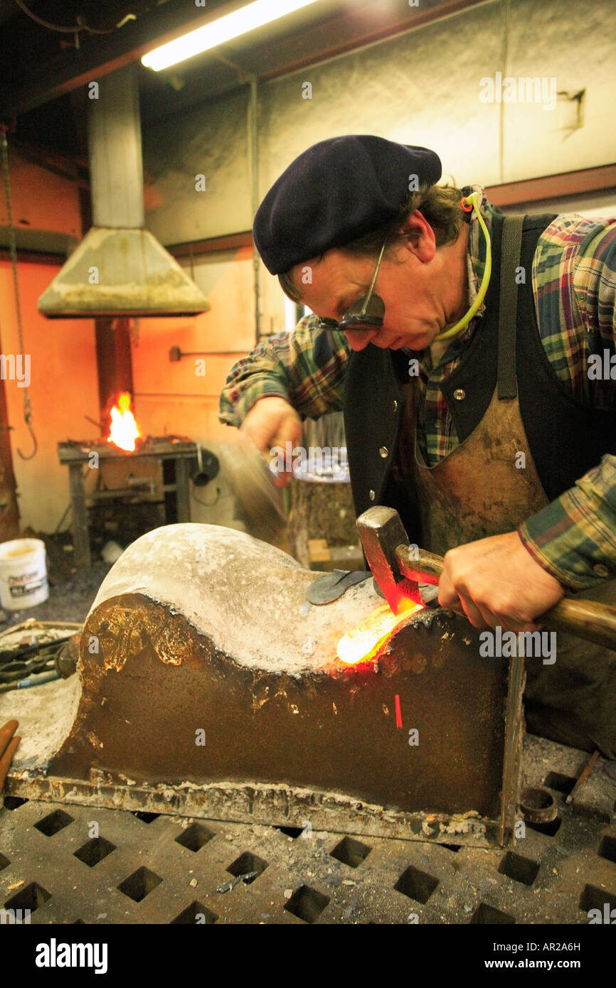 Lee Souder, boschi Creek Forge, Lexington, Shenandoah Valley, Virginia, Stati Uniti d'America Foto Stock