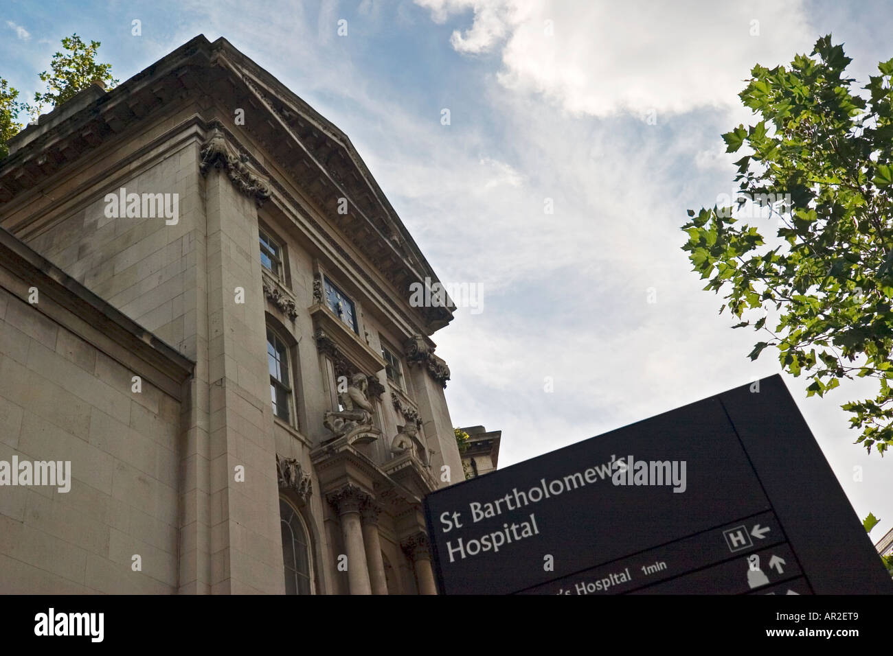 St Bartholomews Hospital di Londra Smithifield fondata nel 1123 Foto Stock