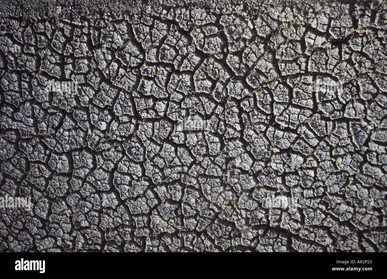 Siccità: essiccato fino alla massa del Etosha Pan, Namibia, Sud Africa. Foto Stock