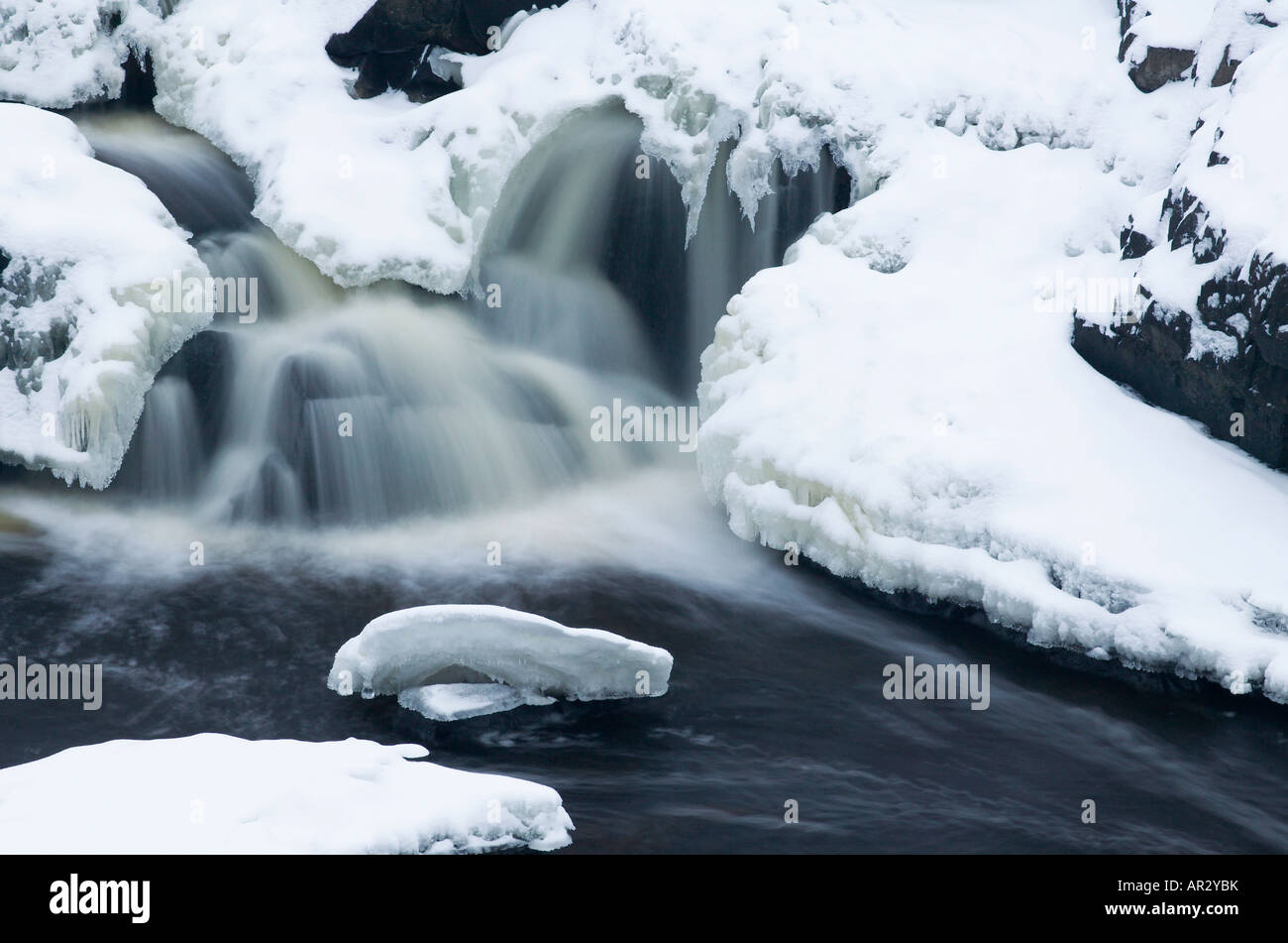 San Luigi River, Jay Cooke State Park, Minnesota, Stati Uniti d'America Foto Stock