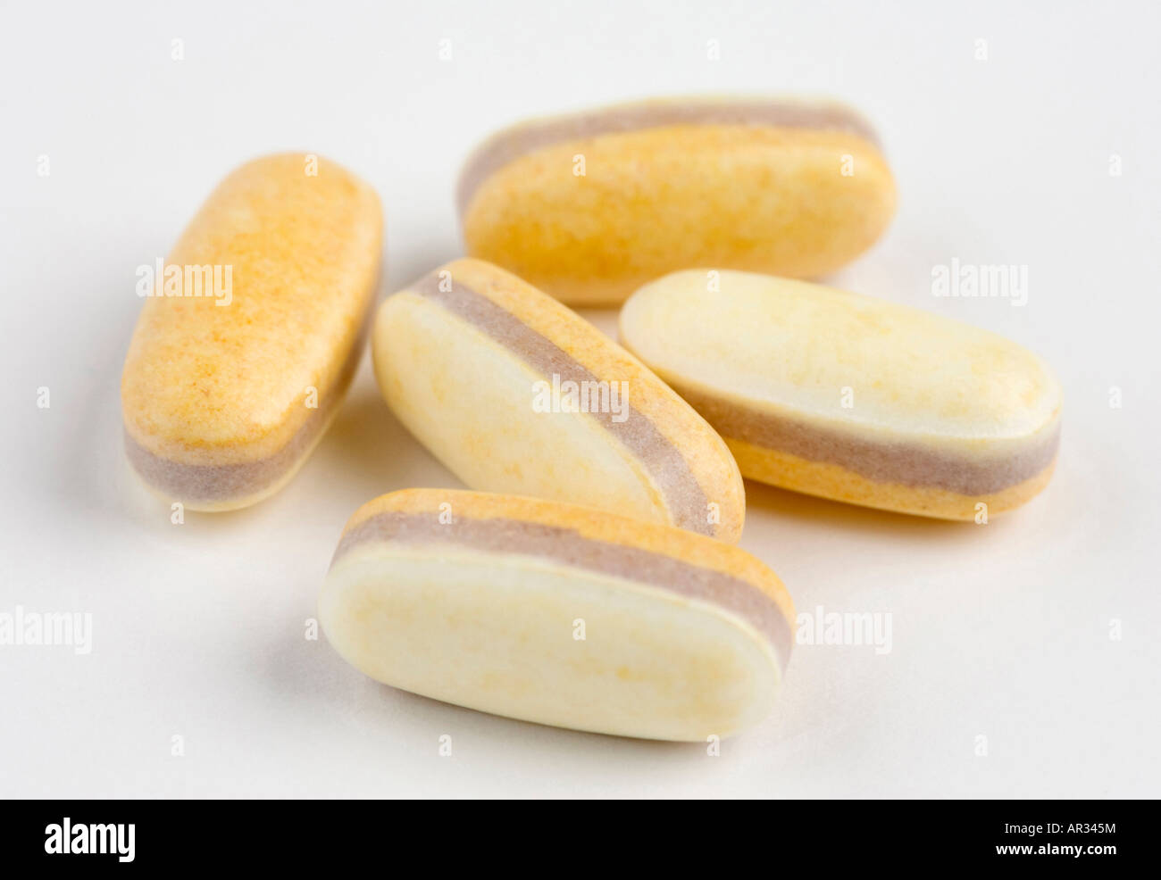 Probiotici Multibionta multivitaminico pillole Foto Stock