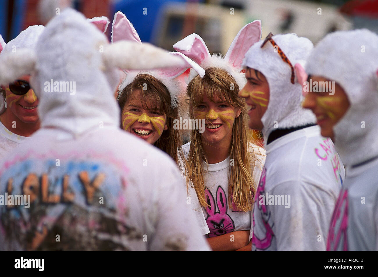 Bunny 's a Klondike Giorni di Edmonton Alberta, Canada Foto Stock