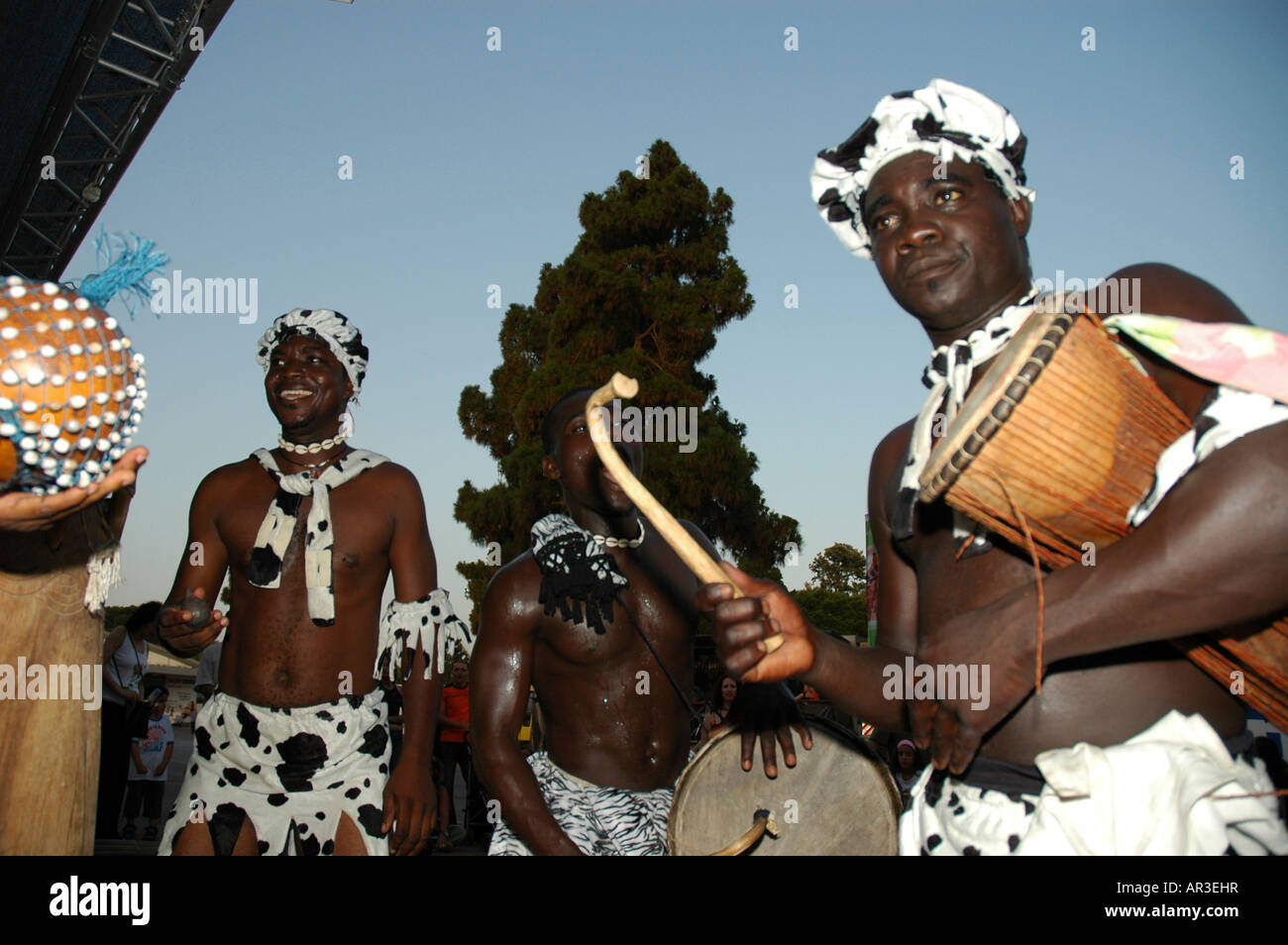 South African musica etnica gruppo Foto stock - Alamy
