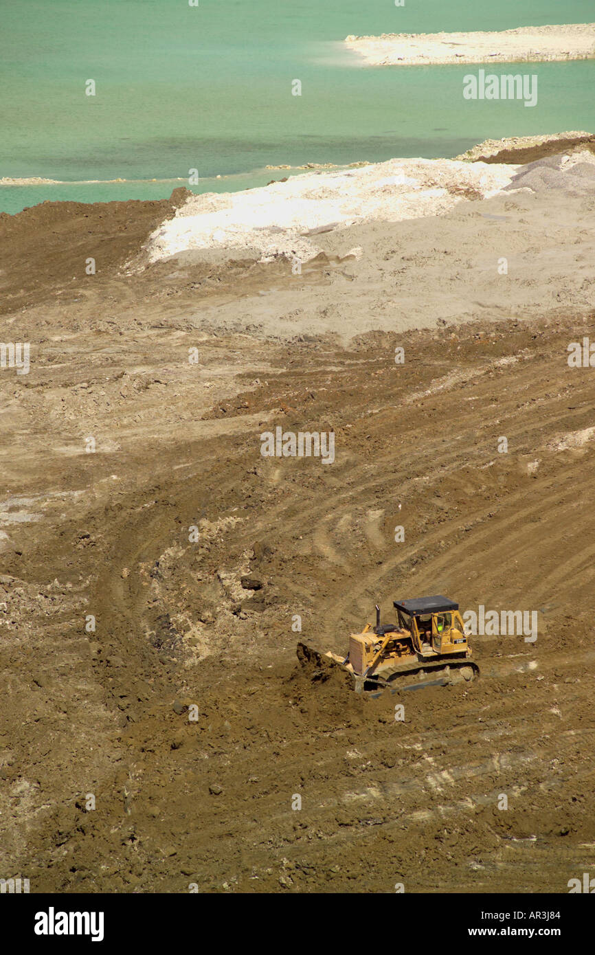 Impianto operante in Oriente Quarry Bluewater Dartford Kent Thames Gateway England Regno Unito Foto Stock