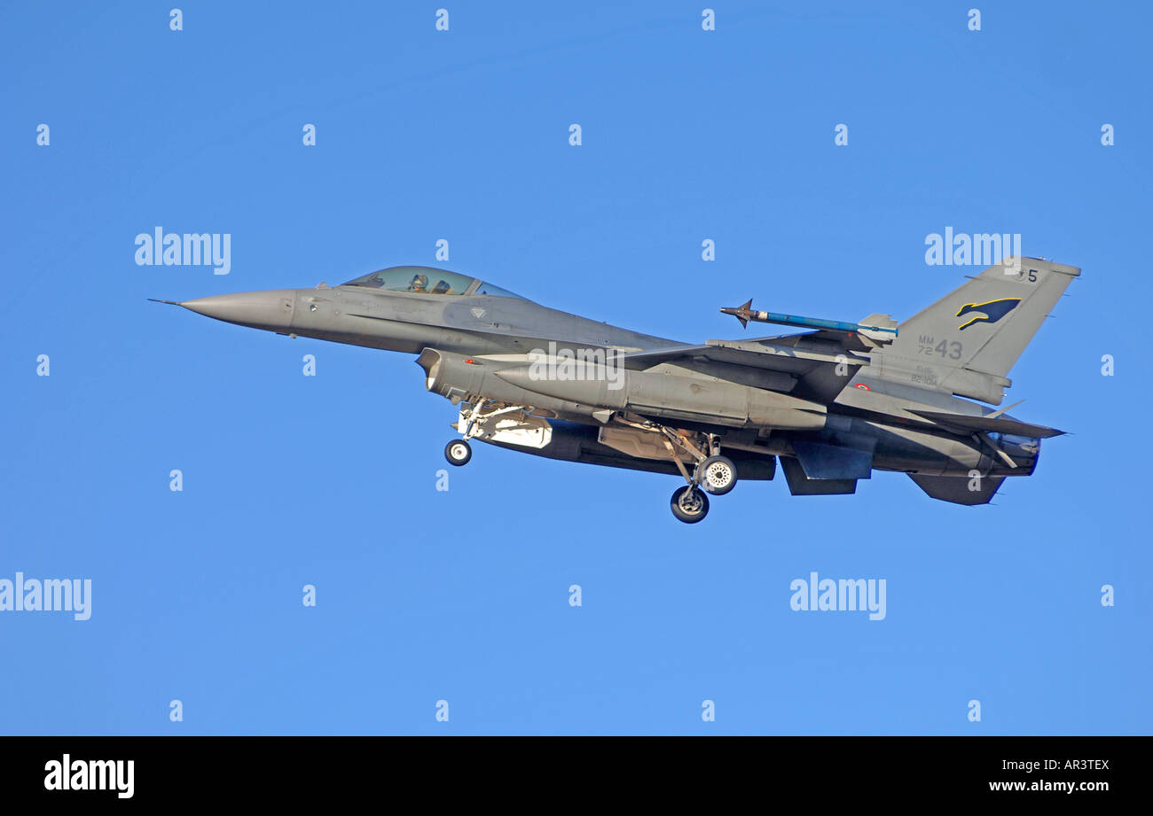 Aeronautica Militare Italiana F-16 Fighting Falcon Foto Stock