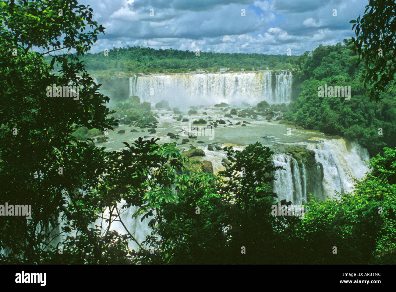 Sito del Patrimonio mondiale Il Iguassu Falls, Brasile Foto Stock