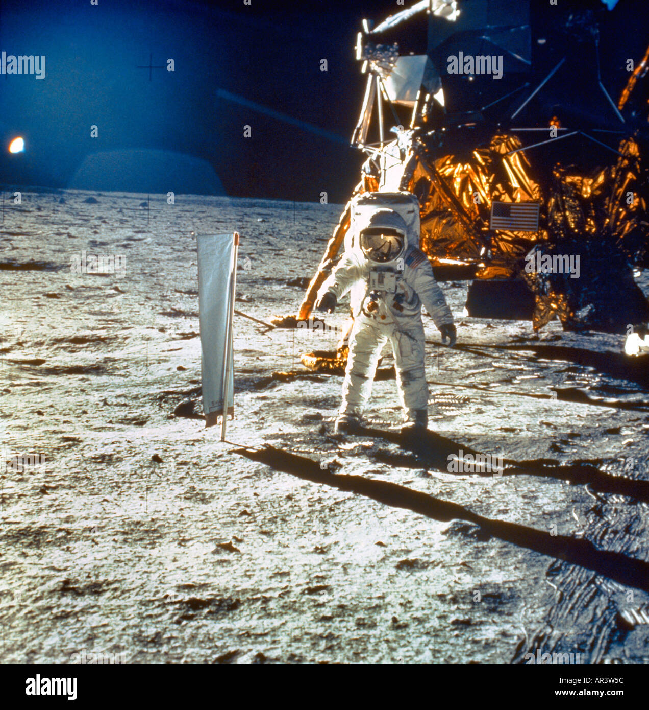 L'uomo sulla Luna Neil Armstrong Foto Stock