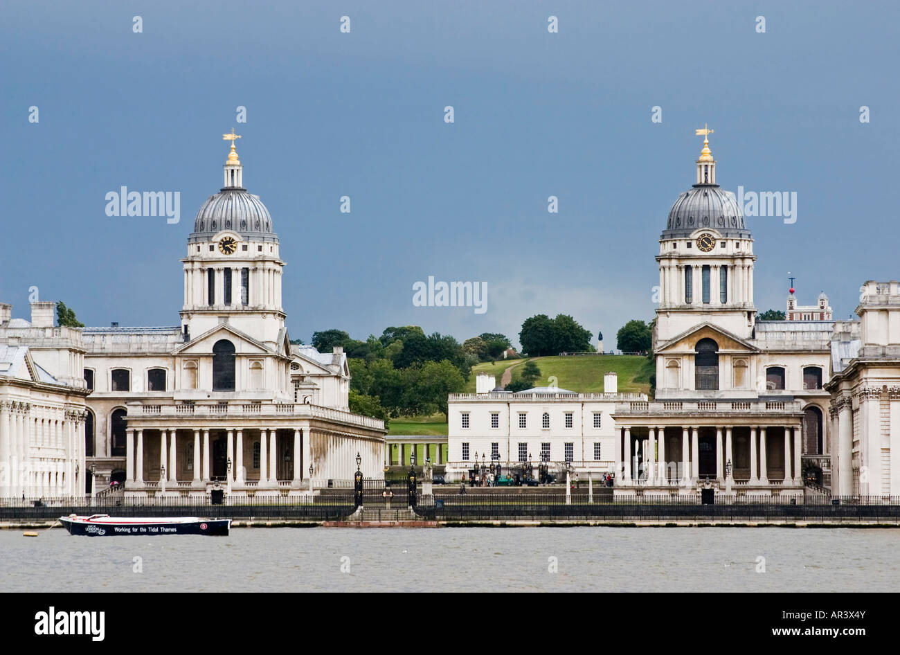 La Old Royal Naval College di Greenwich Foto Stock