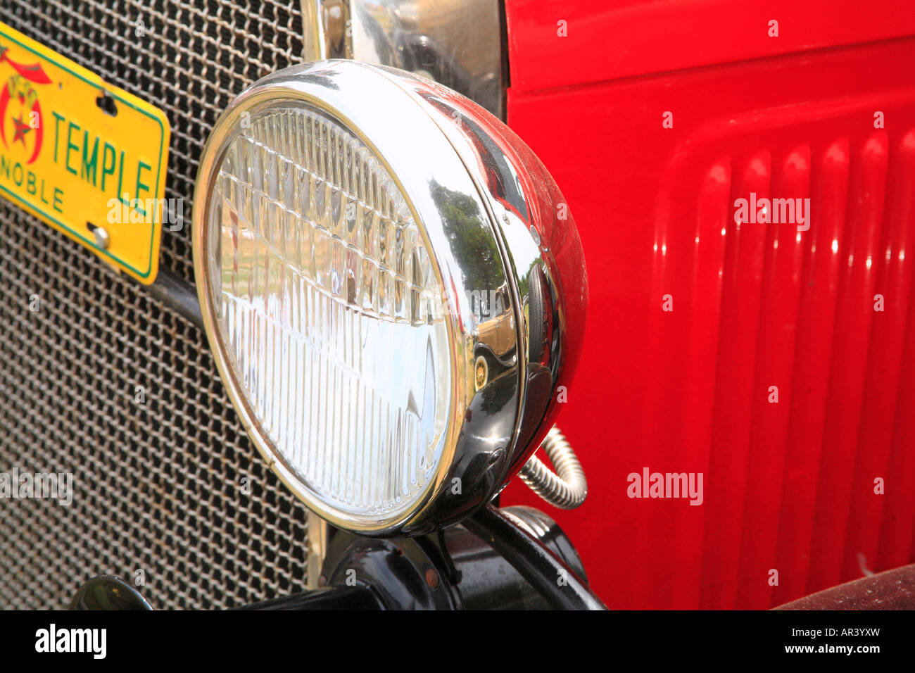 Modello T Ford luce di testa, arachidi e Festival di pino, Chippokes piantagione del Parco Statale di Surry County, Virginia, Stati Uniti d'America Foto Stock