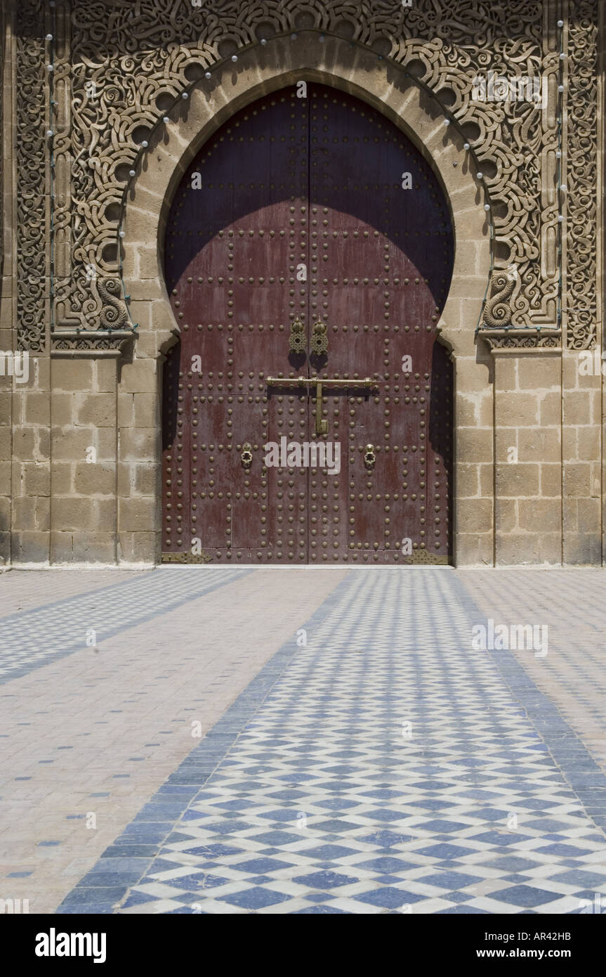 Gate di Moulais Ismail, Meknes, Marocco Foto Stock