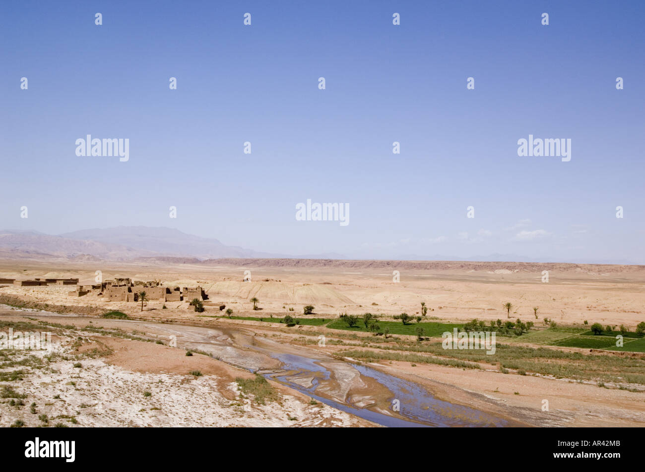 Via di casbah, Dades Valley, Marocco Foto Stock