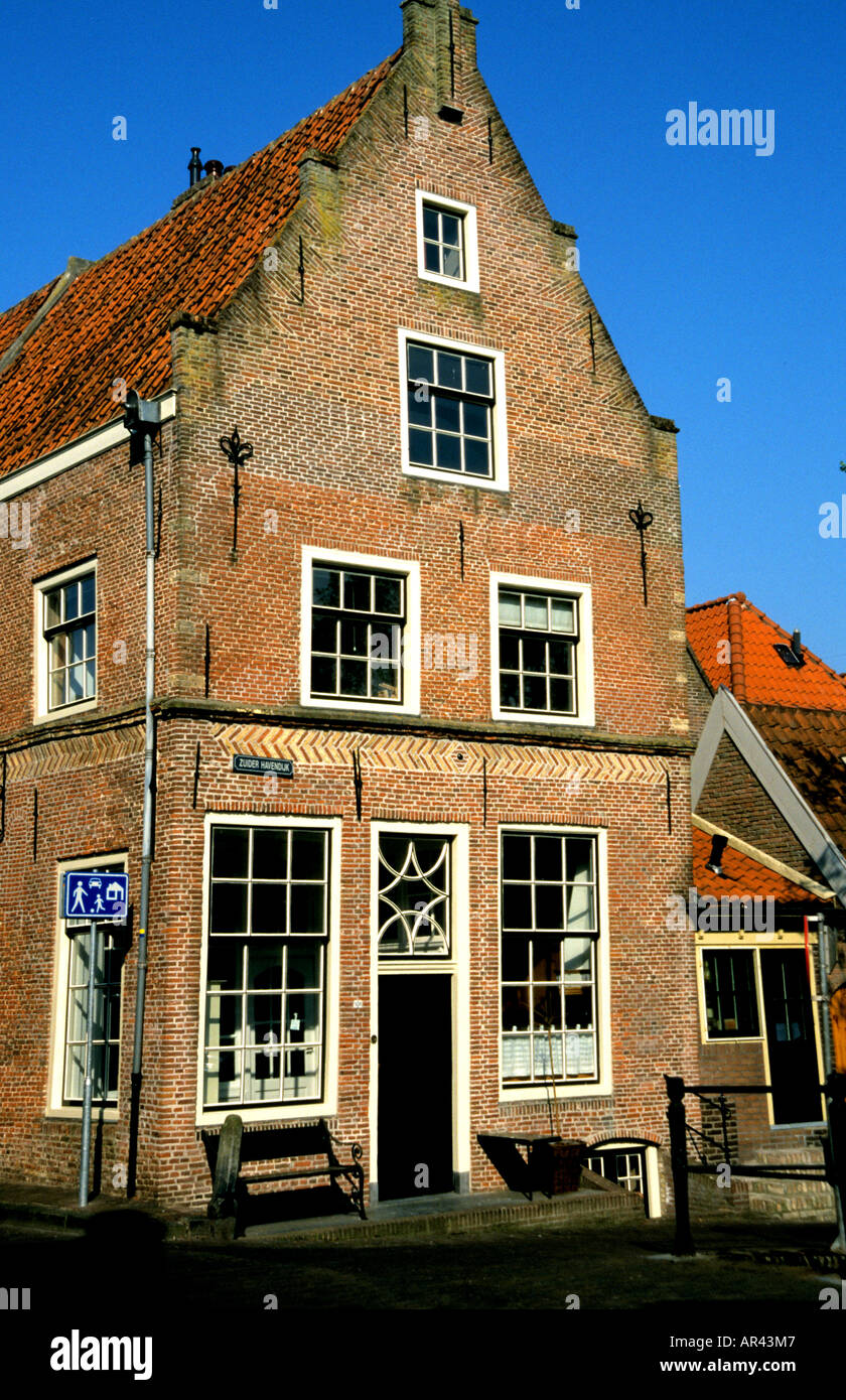 Hoorn paesi bassi monumento casa nel centro storico della città Foto Stock