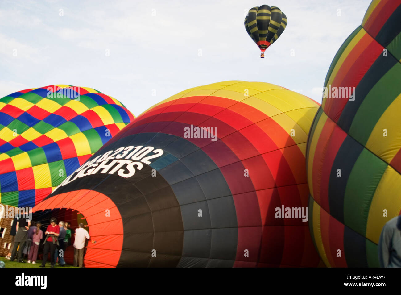 I palloni ad aria calda Foto Stock