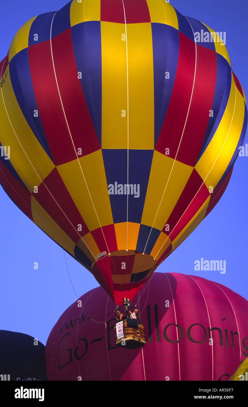 Bristol Balloon Festival lancio di massa Bristol Gloucestershire in Inghilterra Foto Stock