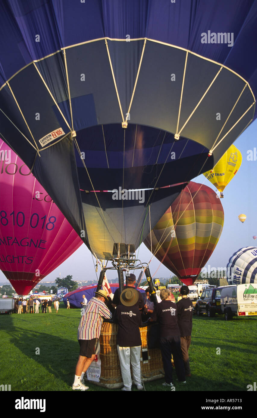 Bristol Balloon Festival Bristol Avonmouth Inghilterra Foto Stock