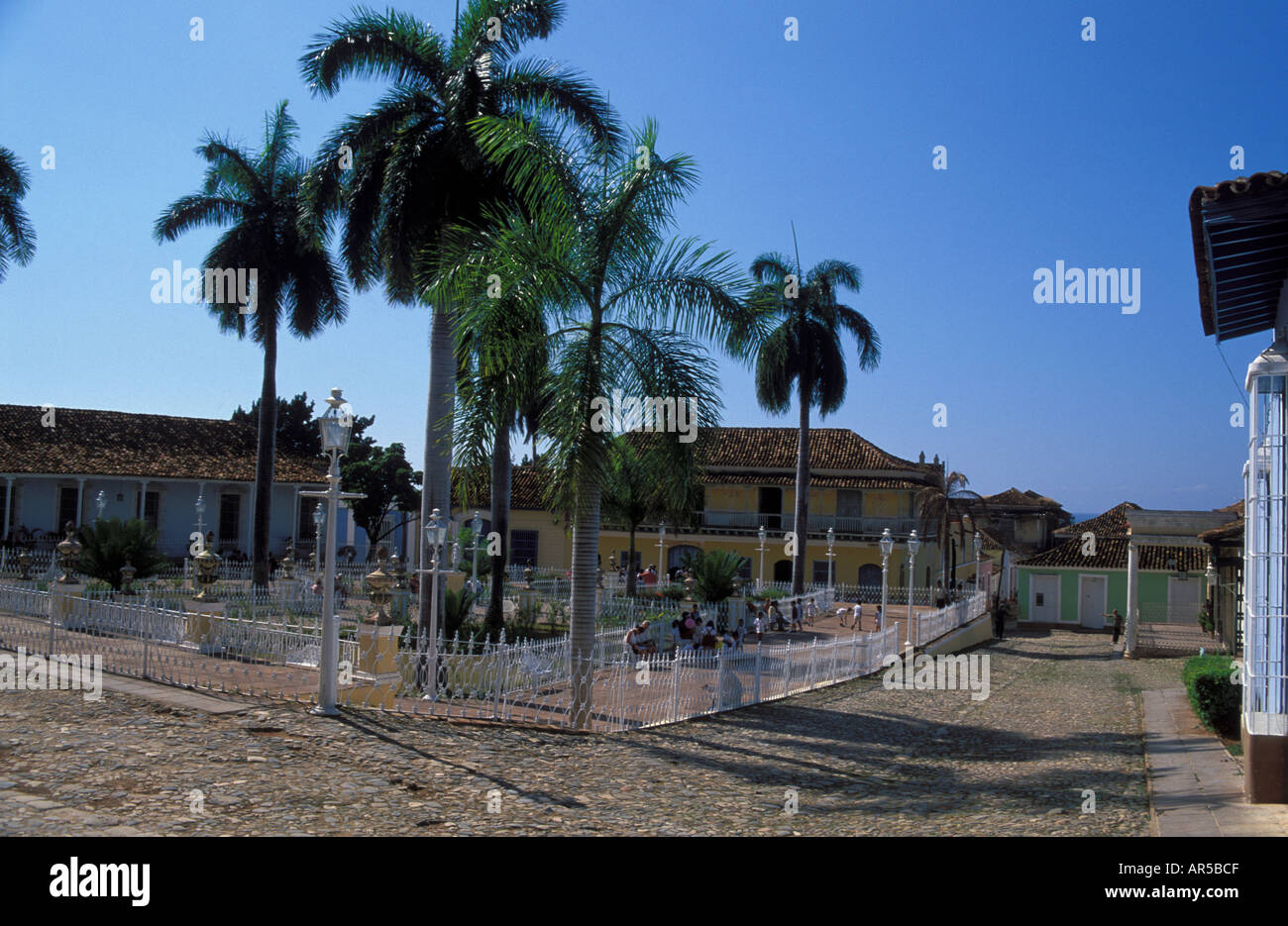 Plaza Mayor Casa de un Ortiz Trinidad UNESCO World Heritage Site Cuba Foto Stock