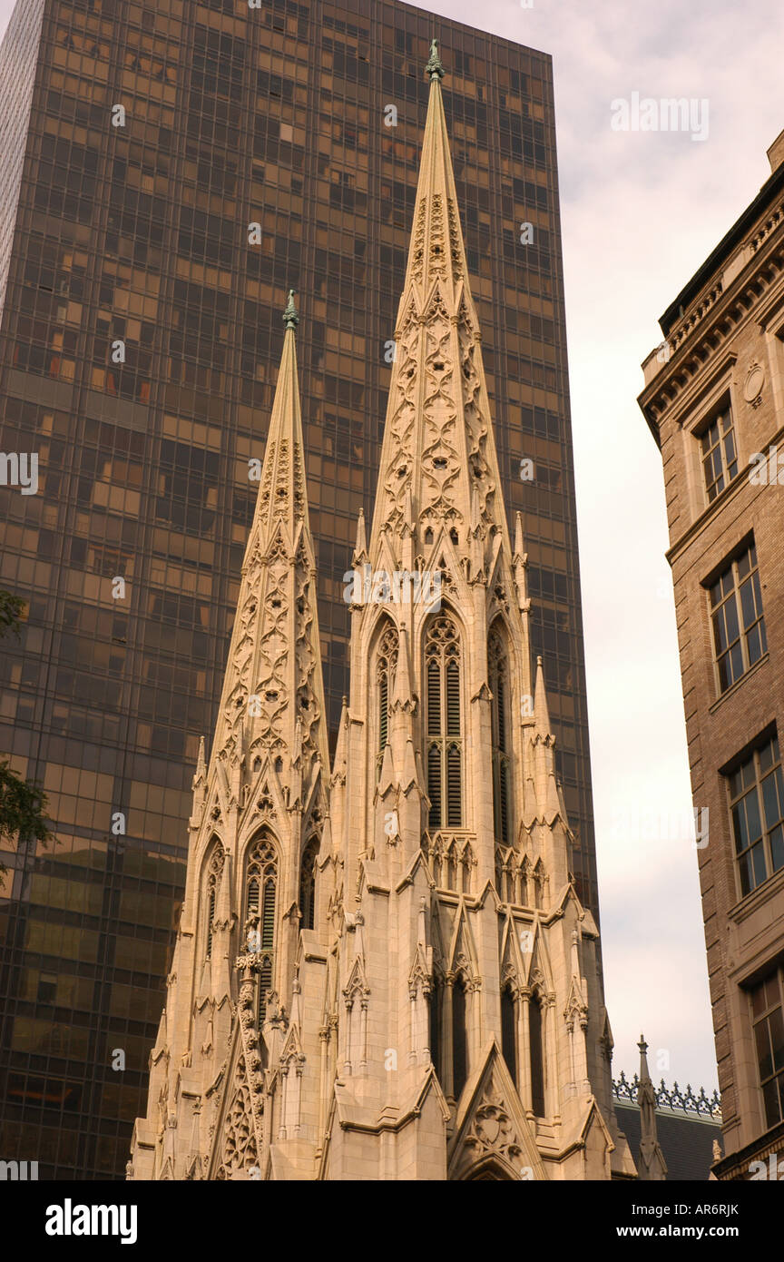 Cattedrale di San Patrizio a New York STATI UNITI D'AMERICA Foto Stock