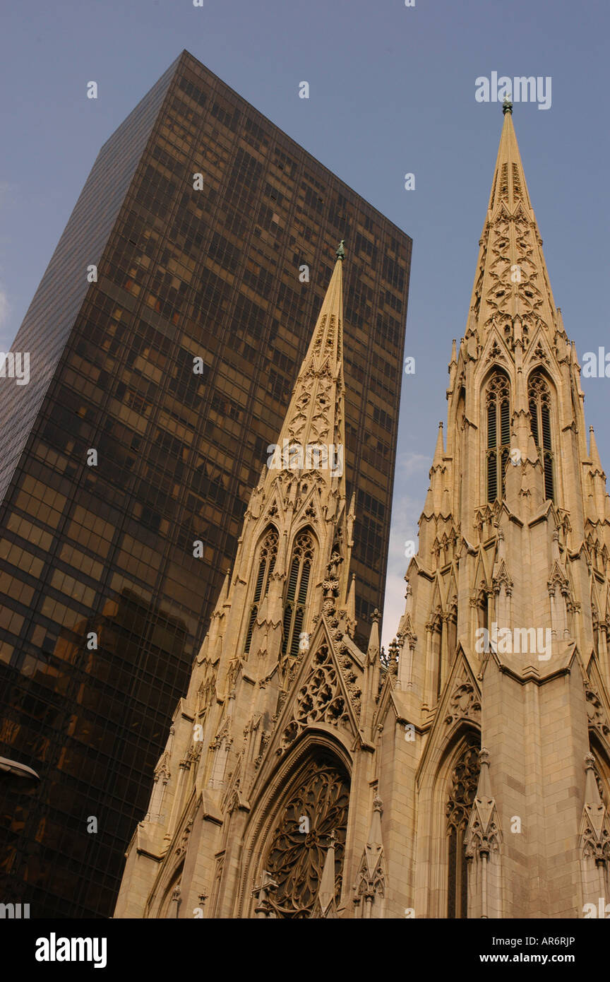 Cattedrale di San Patrizio a New York STATI UNITI D'AMERICA Foto Stock