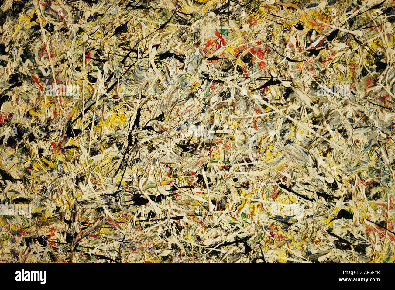 La luce bianca Jackson Pollock il Museo di Arte Moderna di New York STATI UNITI D'AMERICA Foto Stock