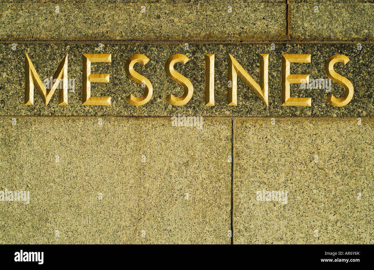 Messines, Perth Memoriale di guerra in Kings Park. Foto Stock