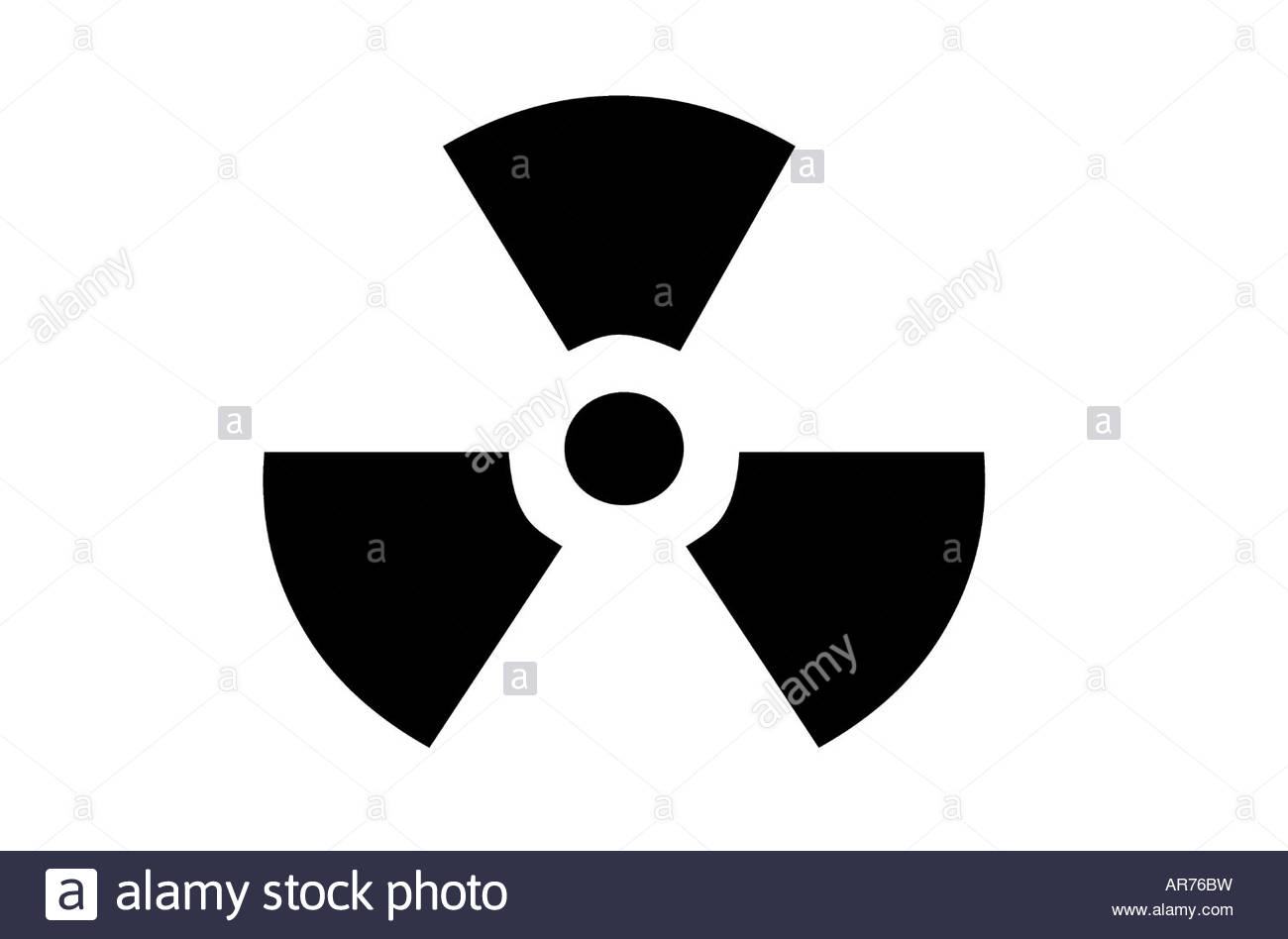 Illustrazione radioattivi Foto Stock