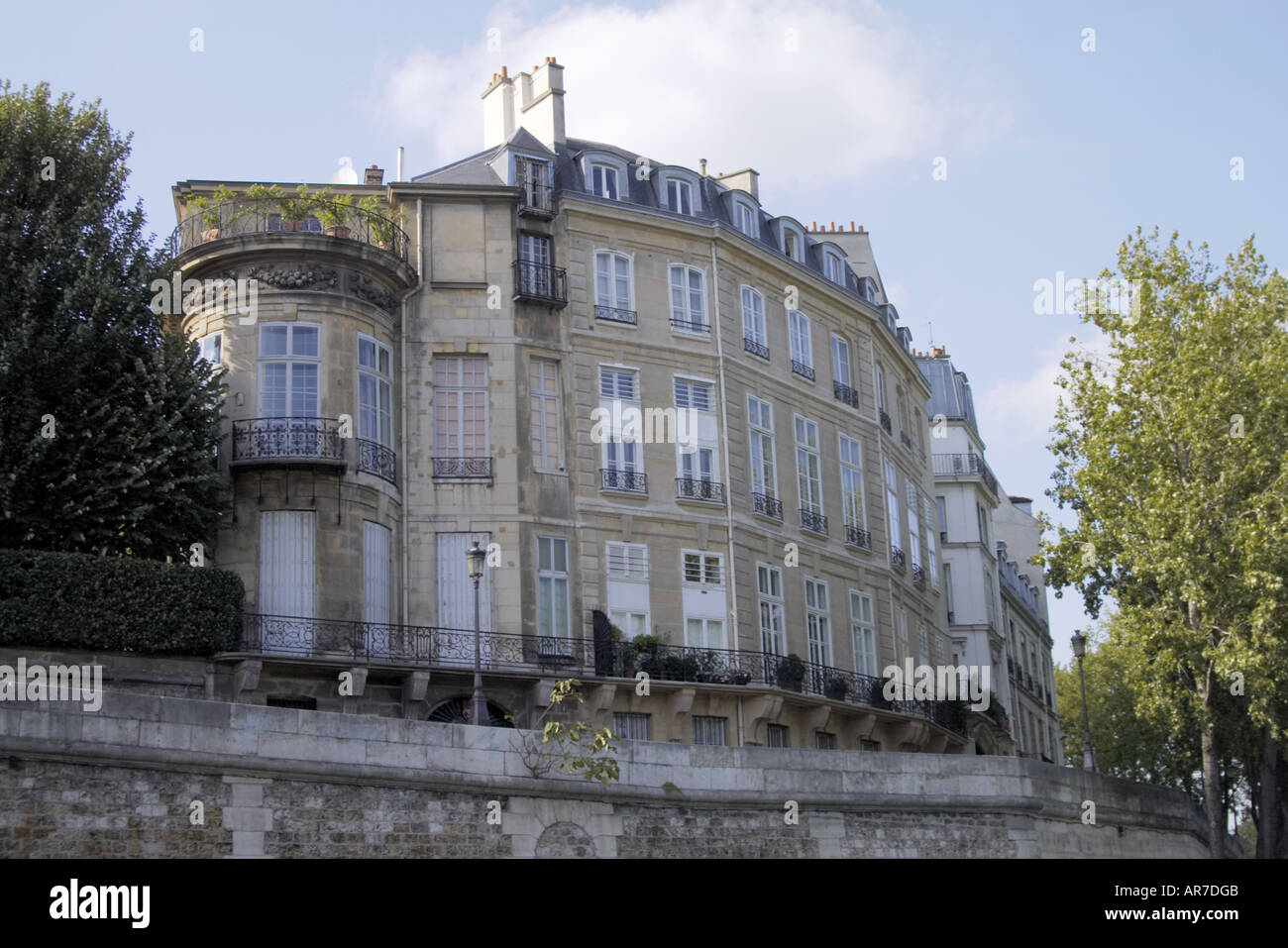 Hotel Lambert palazzo del 17th ° secolo su Quai d Anjou sull'isola di Saint Louis sul fiume Senna Parigi Foto Stock