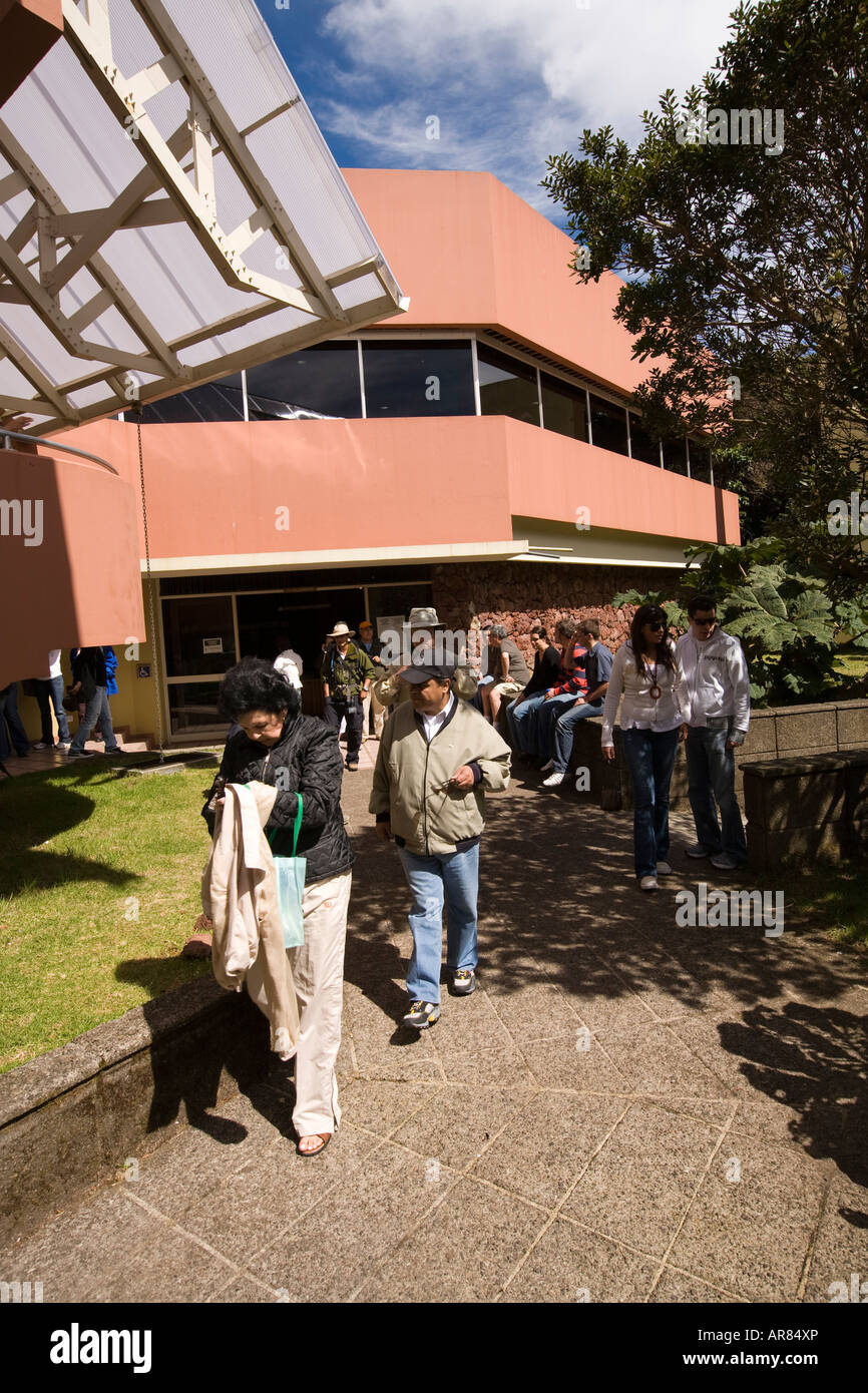 Costa Rica Parco Nazionale del Vulcano Poas Visitor Center Foto Stock