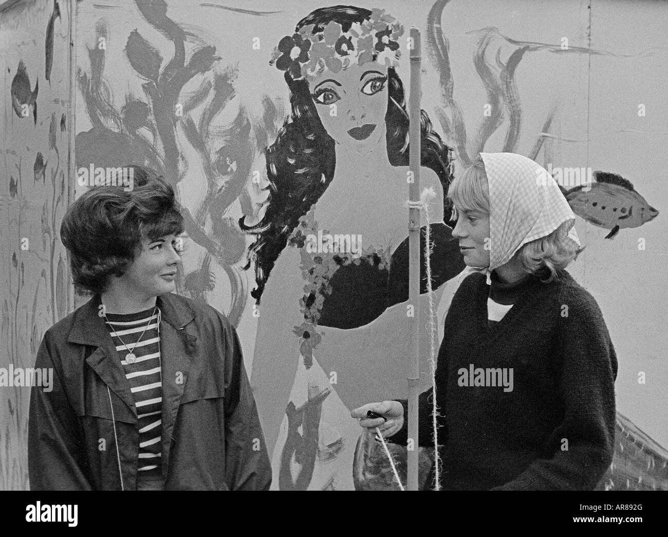 Le ragazze di Stoccolma 1962 Foto Stock