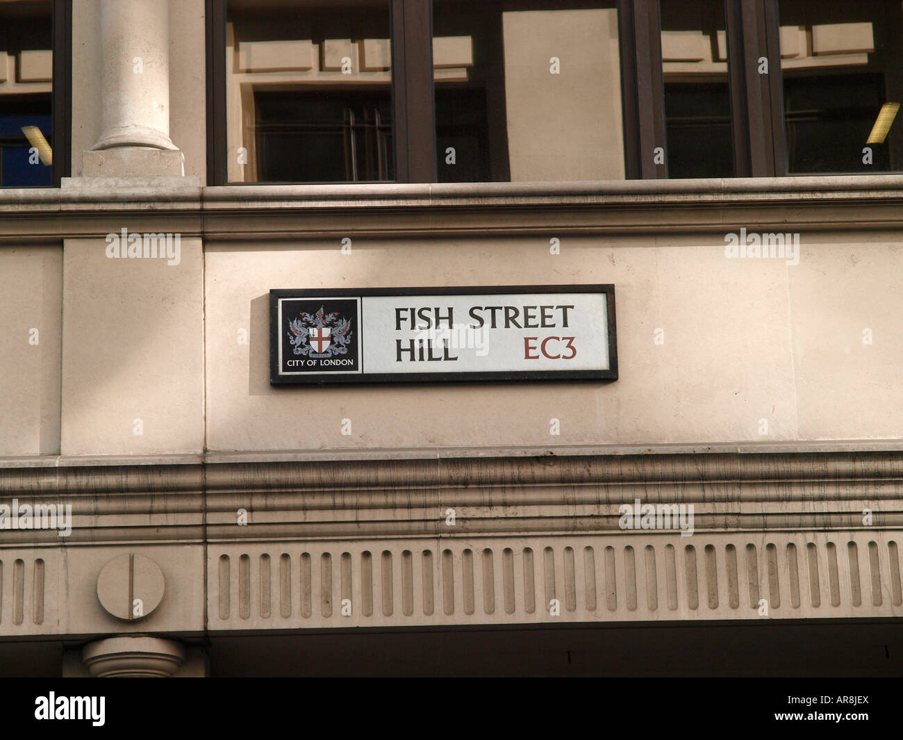 Pesce Hill Street London EC3 Foto Stock